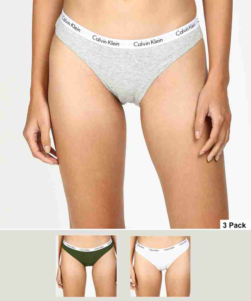 Calvin Klein Underwear Women Thong White Panty - Buy Calvin Klein Underwear  Women Thong White Panty Online at Best Prices in India