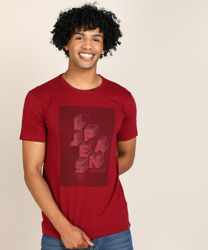 Buy Maroon Tshirts for Men by LOUIS PHILIPPE Online