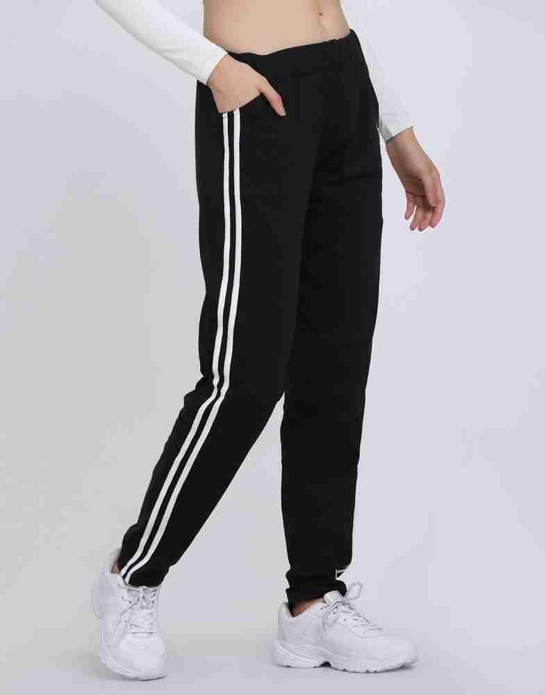 Clothina Solid Women Black, Red Track Pants - Buy Clothina Solid