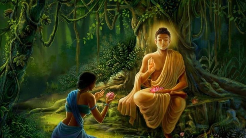 buddha meditating wallpaper