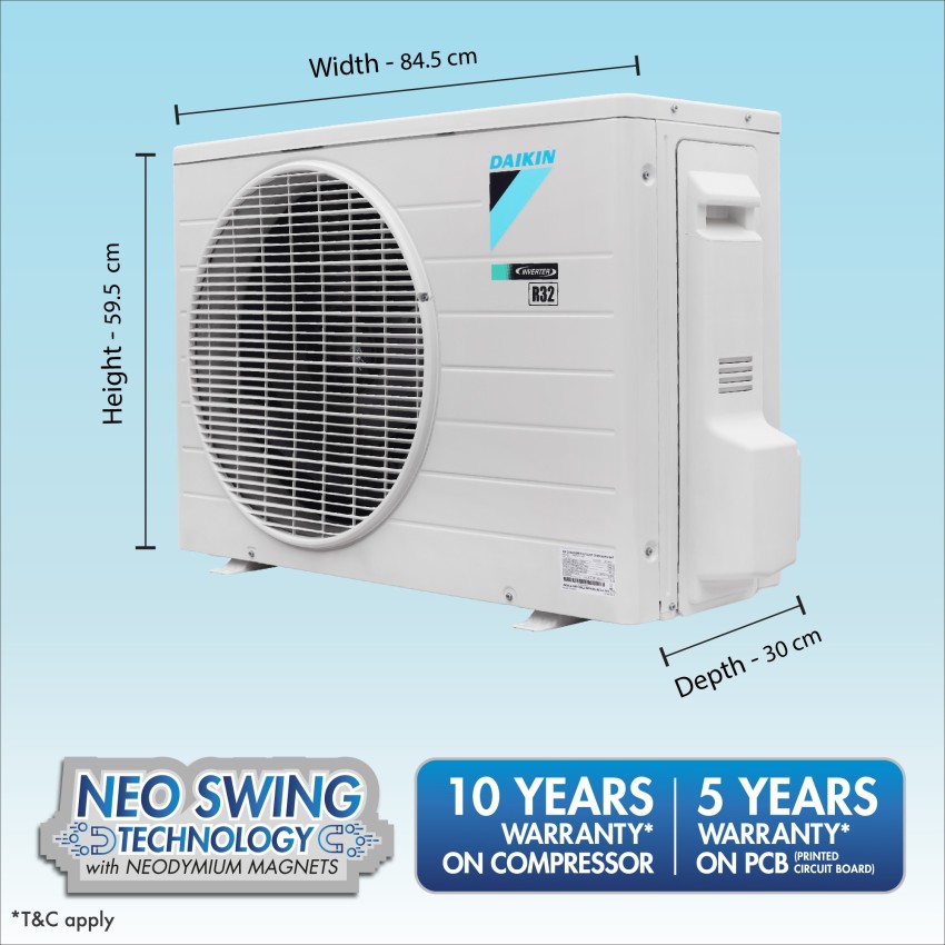 daikin ac 1.5 ton 4 star price 2022