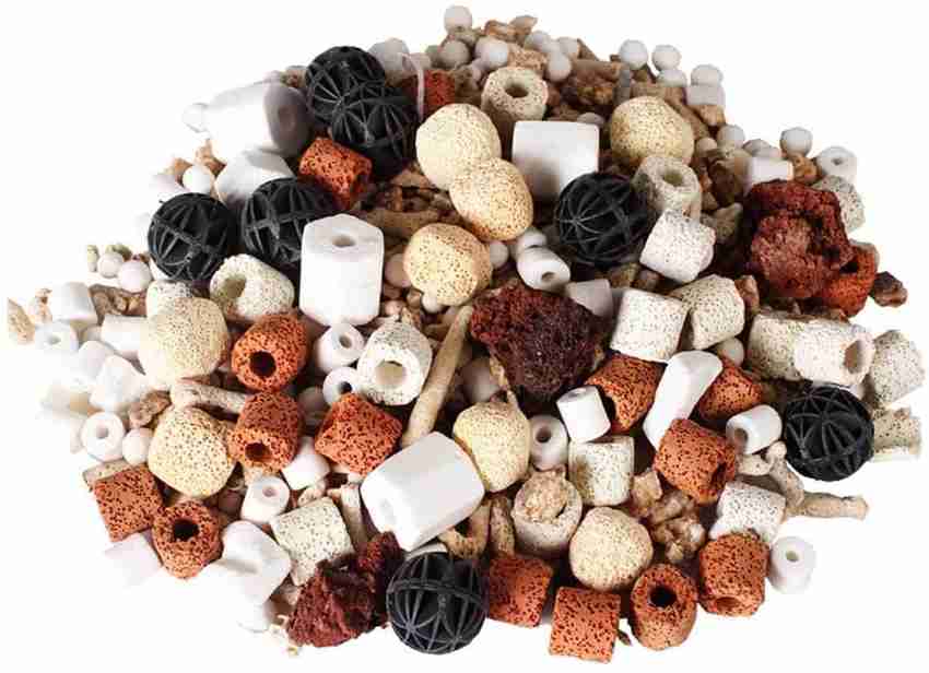 Fish tank filter media clearance