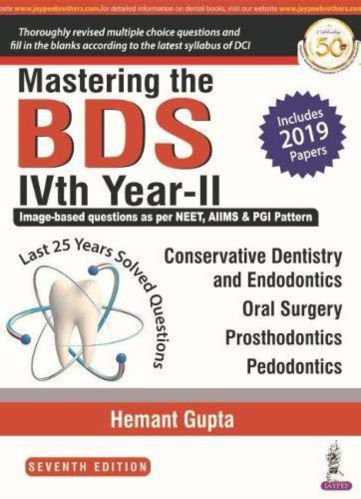 Mastering The BDS IInd Year 11th Edition 2023 By Hemant, 53% OFF