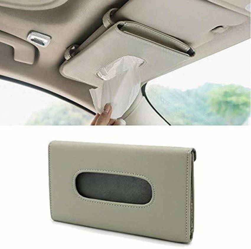 Car Tissue Box Car Sun Visor Tissue Box Holder Auto Interior