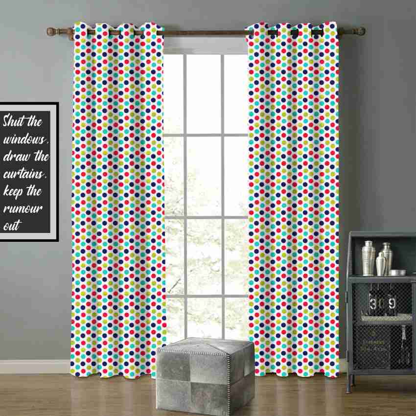 Flipkart Perfect Homes 214 cm 7 ft Cotton Door Curtain Pack Of