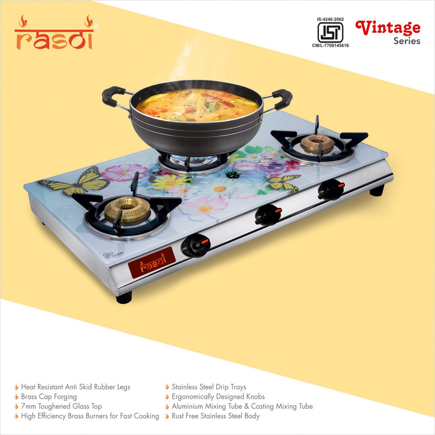 Fast food outlet gas stove price