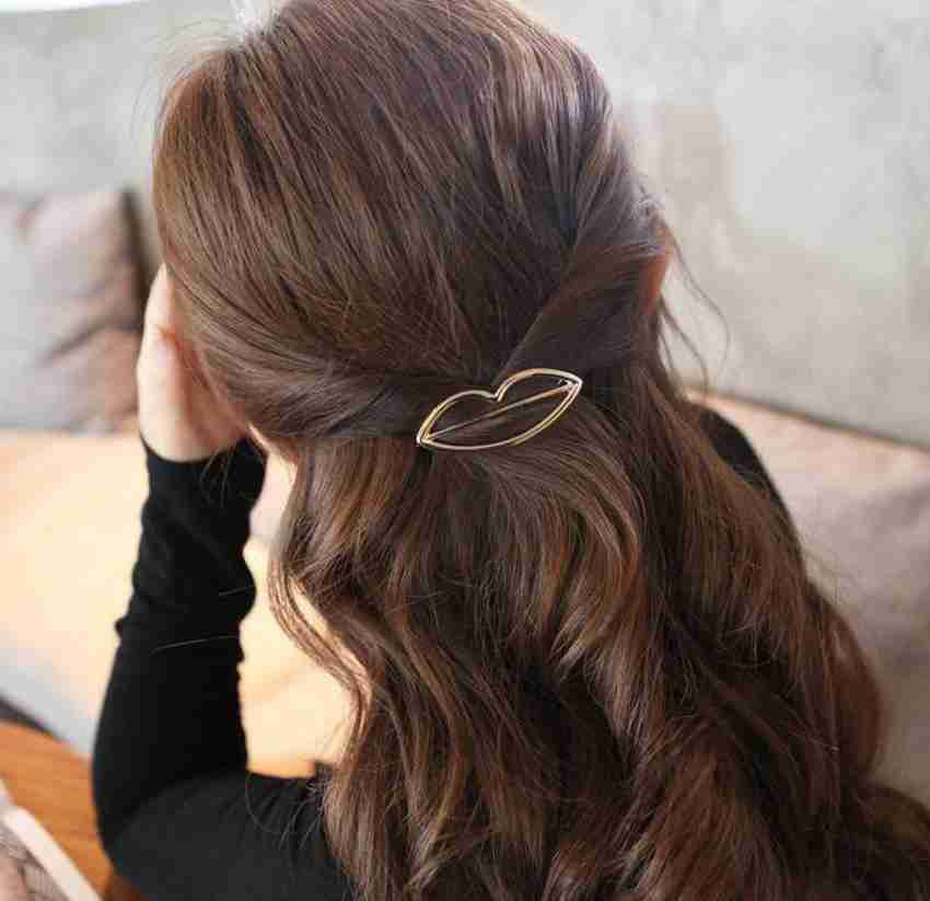 Fashion Geometric Hair Clip For Women Elegant Hollow Hair Stick Korean Gold  Silver Color Hairstyle Hairpin Girl Hair Accessories - Headband - AliExpress