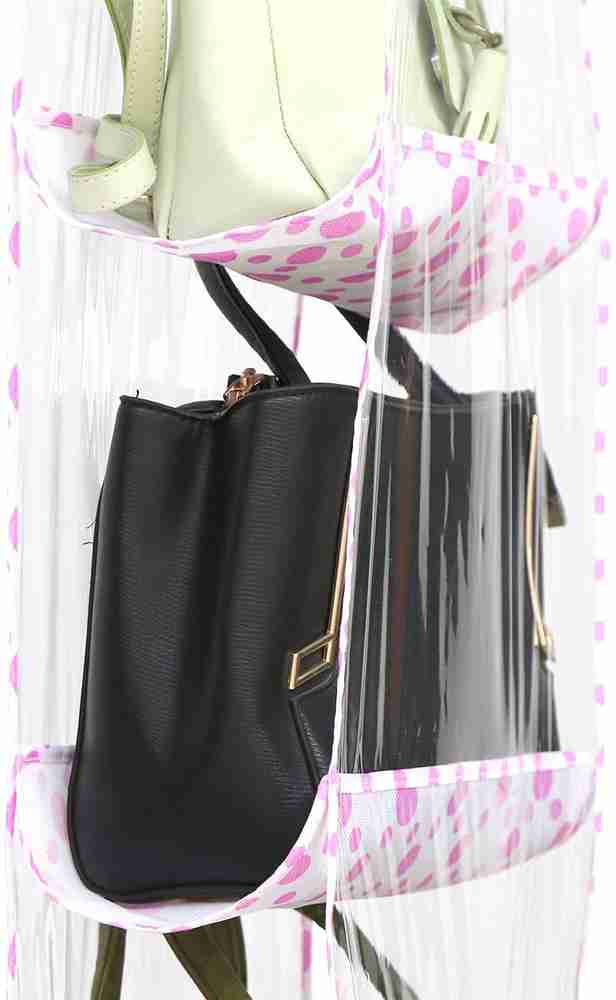 Vpllex 4 Pocket Hanging Purse Organizer with Dust proof Cover