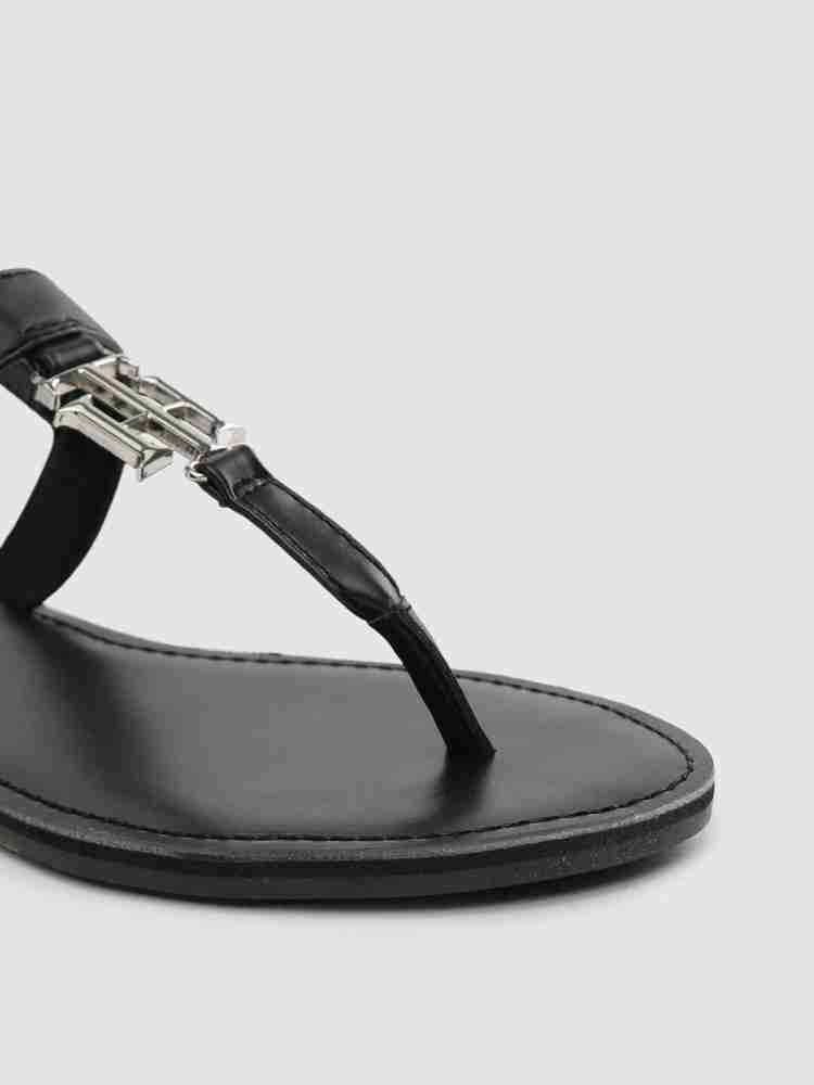 Tommy hilfiger flat discount sandal corporate ribbon