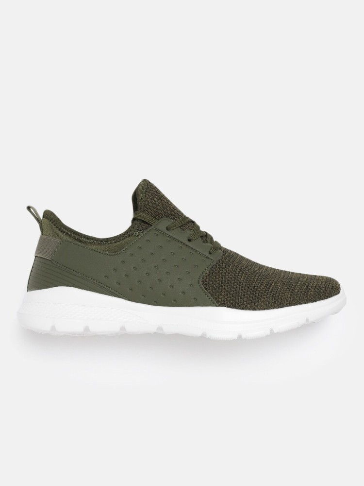 Roadster men olive green sneakers sale