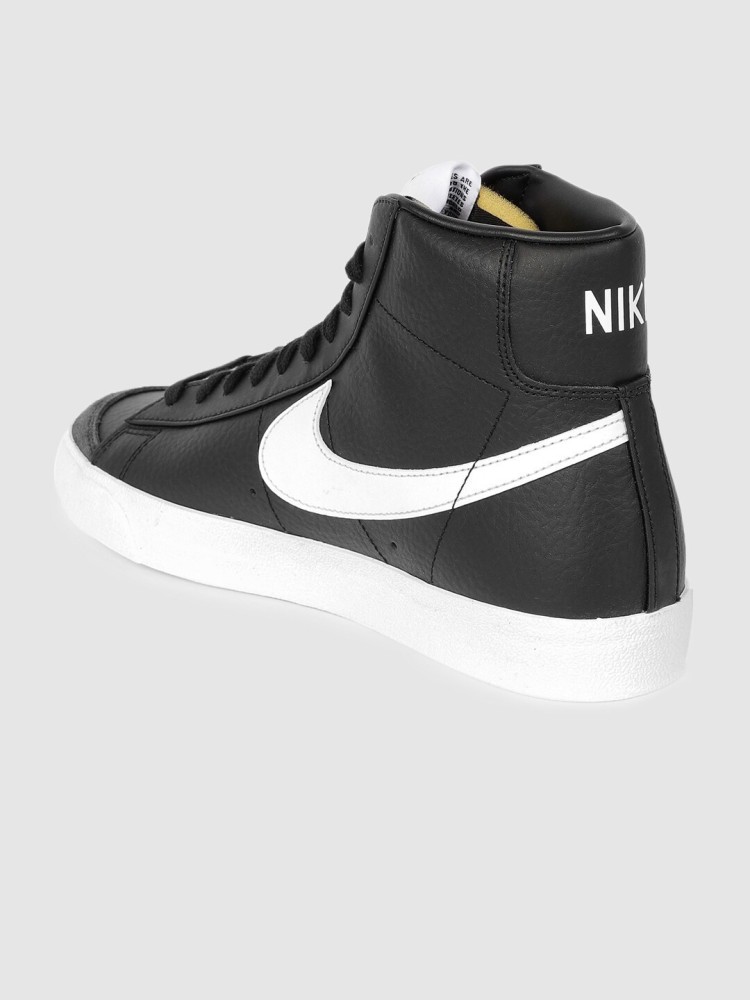 Nike blazer mid store leather black