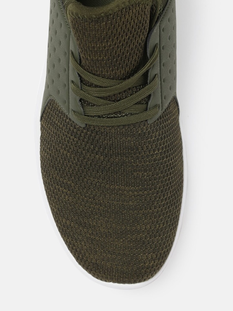 Roadster men olive green on sale sneakers