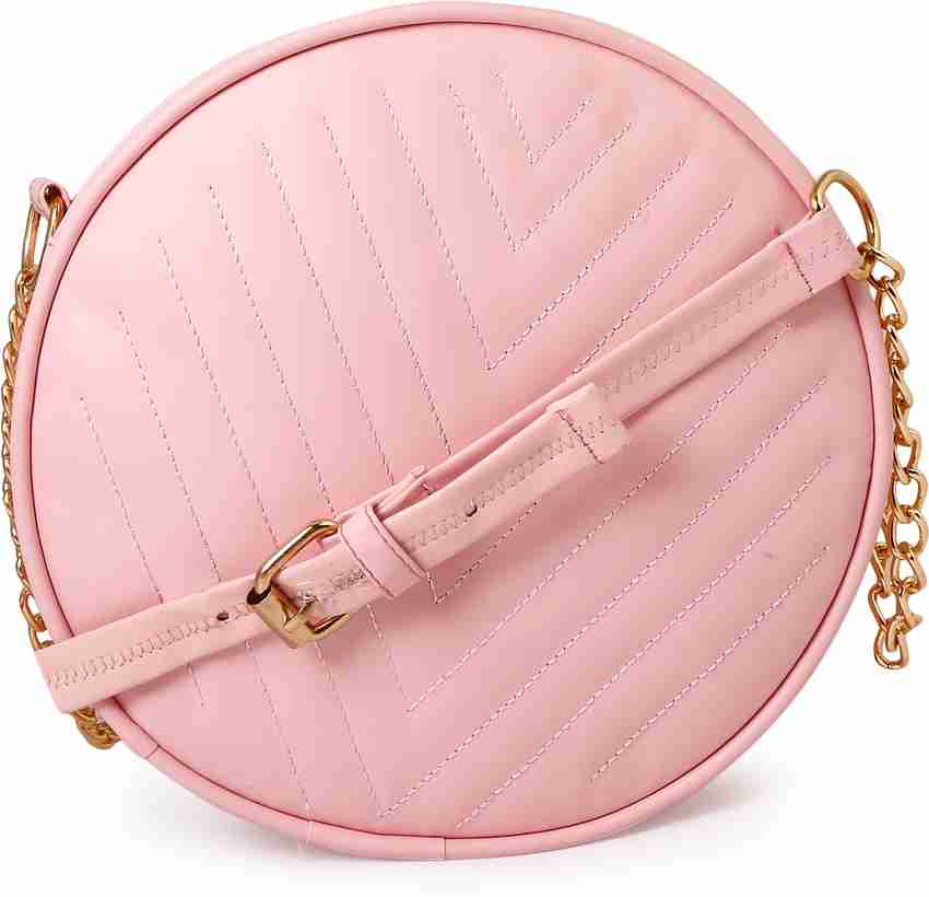 Kim Bag House Pink Sling Bag Pink Girls Purse Round Princess Crossbody Shoulder Bag PINK Price in India Flipkart