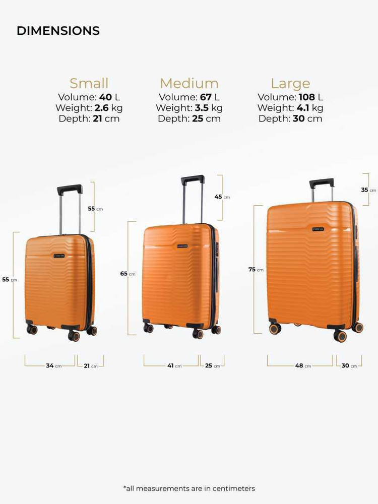 Luggage 55 occupant 35 25