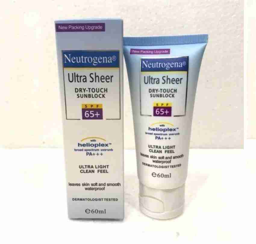 Neutrogena sunscreen deals dry touch