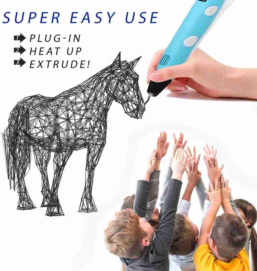 Hot Sale 3d Printing Pen Drawing Doodler For Kid Pla/pcl/abs