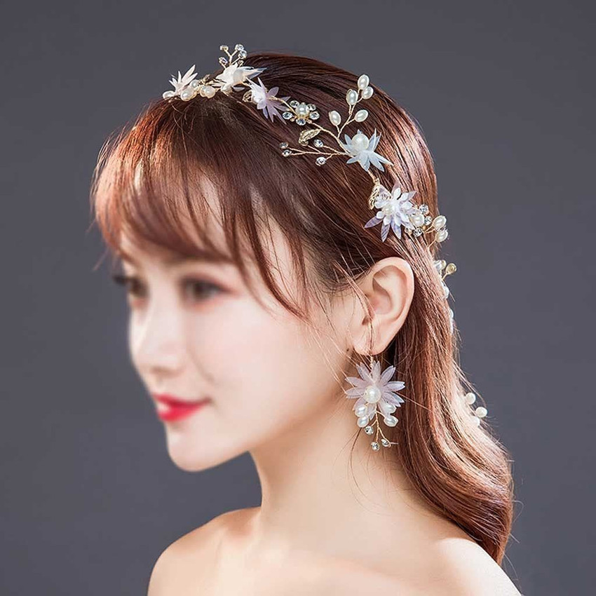 Headband and earring set hotsell