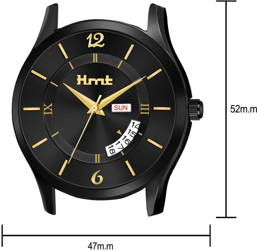 EHMT HM 335 BLACK HM 335 BLACK FULL BLACK DAY DATE FUNCTIONING