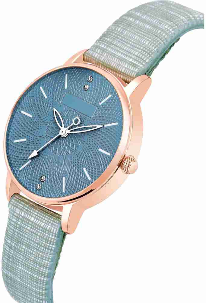 Women's geometry quartz clearance watch flipkart