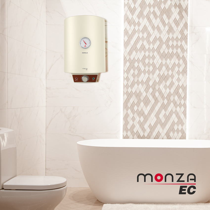 HAVELLS 25 L Storage Water Geyser (Monza EC, Ivory) Price in India - Buy HAVELLS  25 L Storage Water Geyser (Monza EC, Ivory) online at Flipkart.com