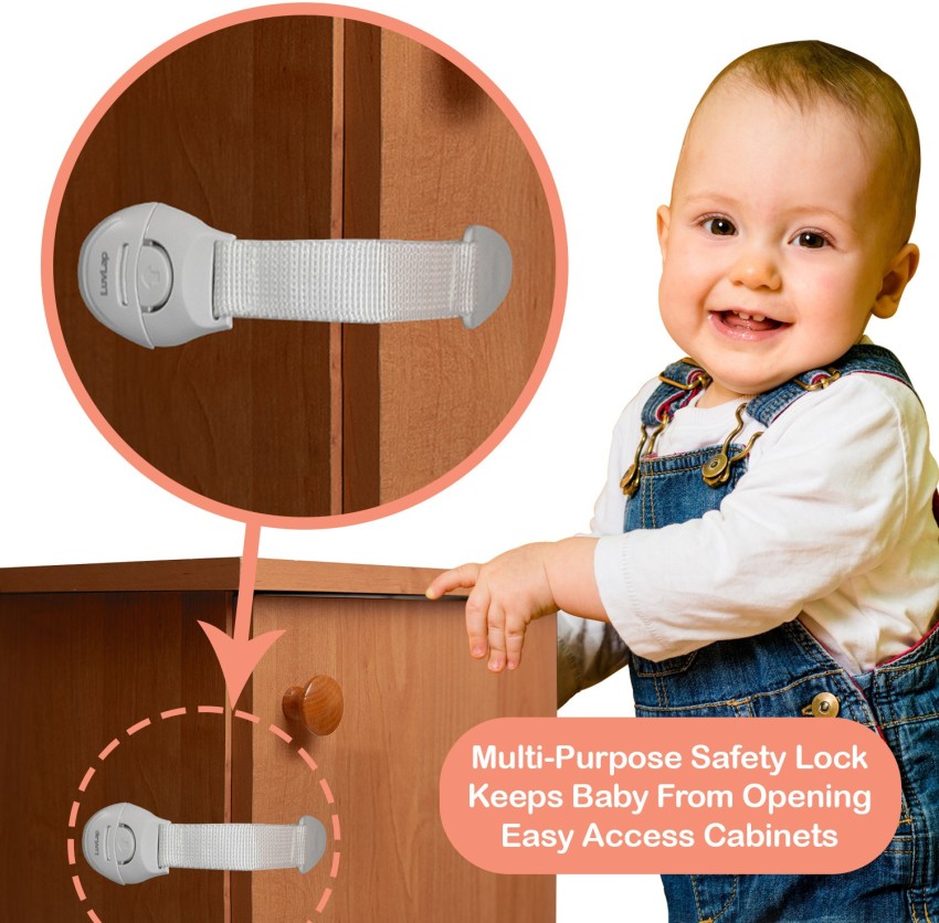 Buy LADWA 8 Pieces Child Safety Strip Locks Baby Locks for