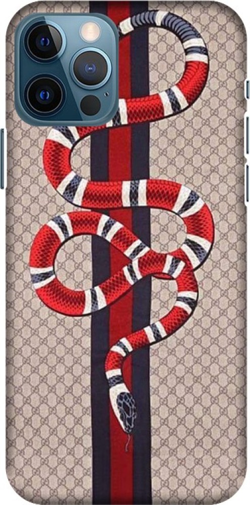 PNBEE Back Cover for Apple iPhone 12 Pro Max, A2411, A2342, A2410, A2412,  iPhone13,4 - Gucci Logo Print - PNBEE 