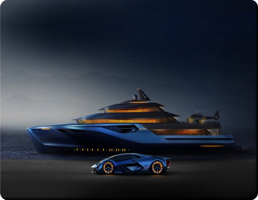 Yacht Vehicle Lamborghini Terzo Millennio Luxury Yacht Matte Finish Poster  Photographic Paper - Gaming posters in India - Buy art, film, design,  movie, music, nature and educational paintings/wallpapers at