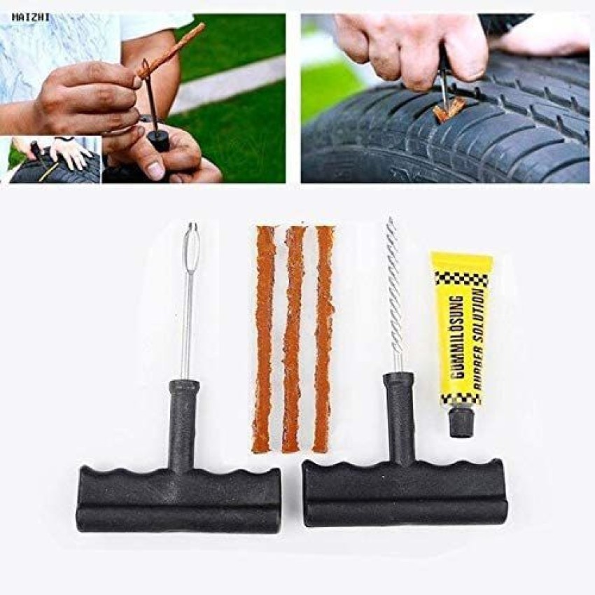 TruTool Tubeless Tire Puncture Repair Kit with Emergency Flat Tire