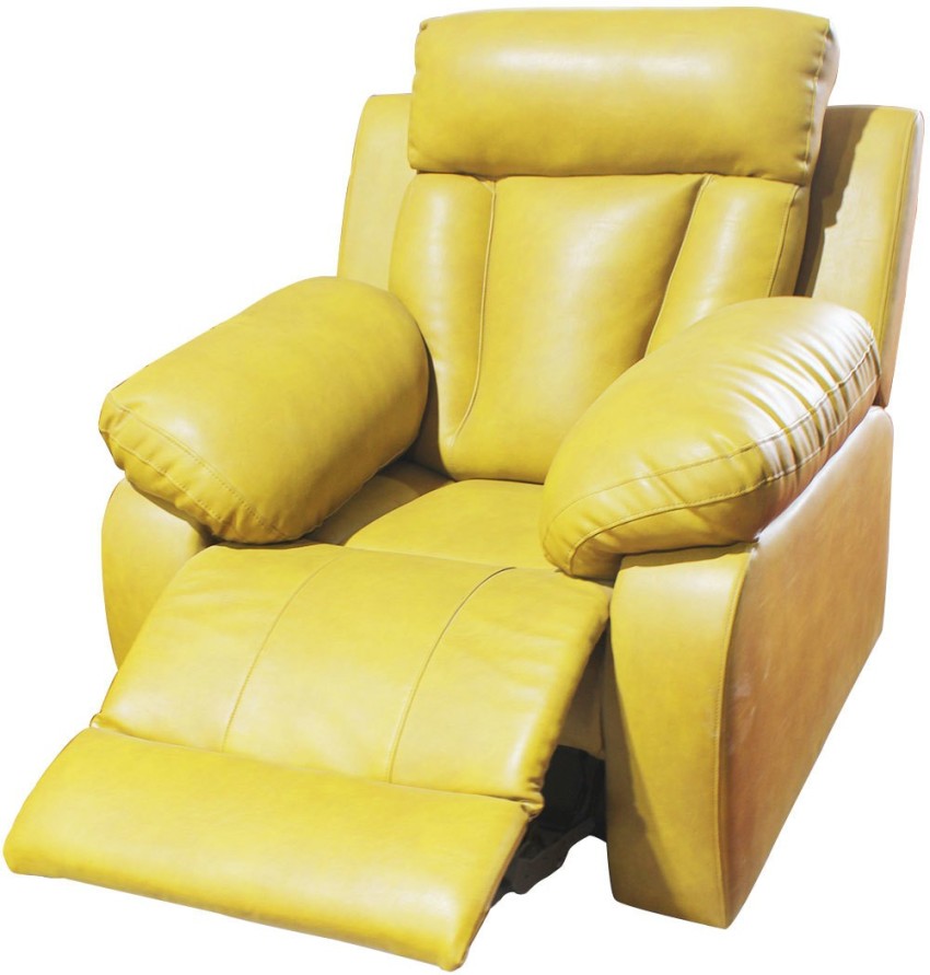 Yellow best sale recliner chair