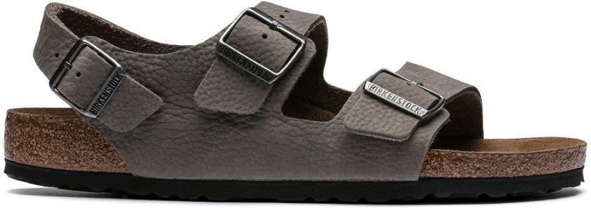 Gray birkenstock online sandals