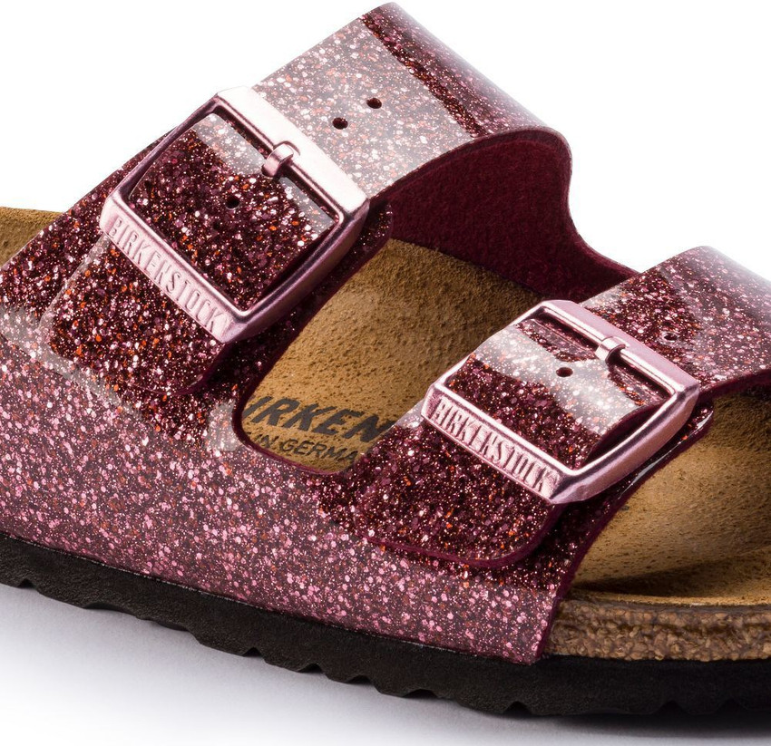 Red glitter birkenstocks top