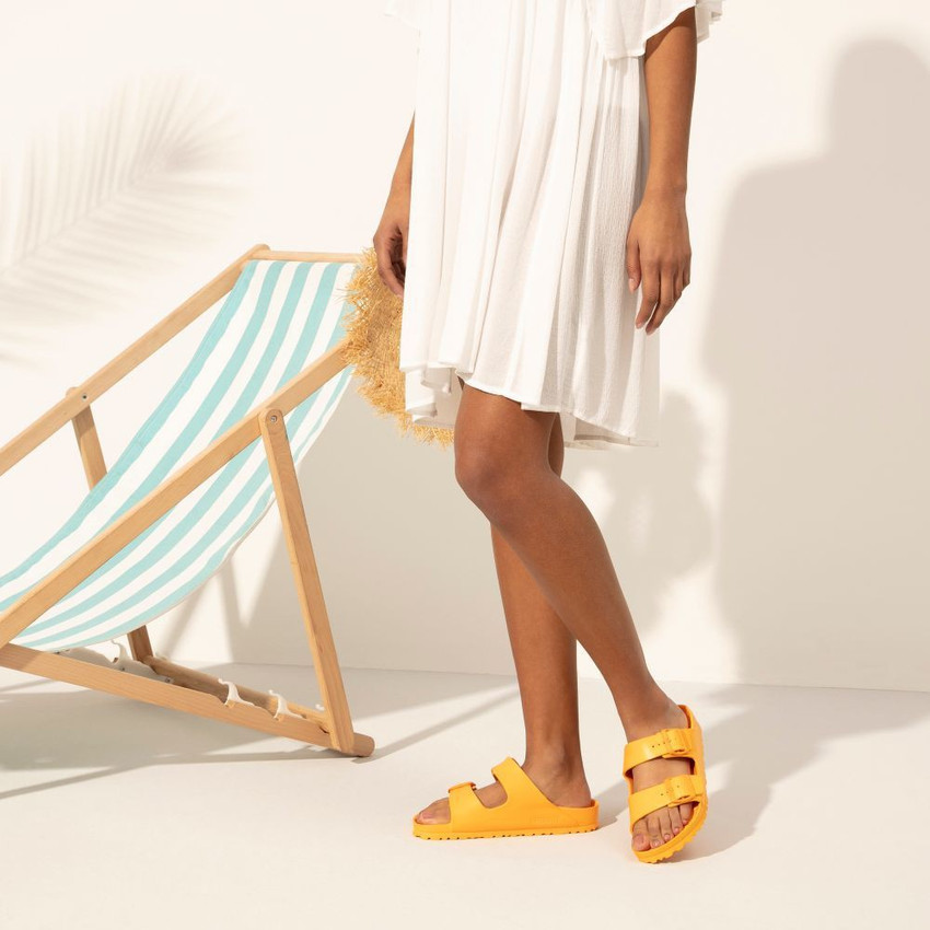 BIRKENSTOCK Arizona Essentials Regular Width Women Orange Sandals