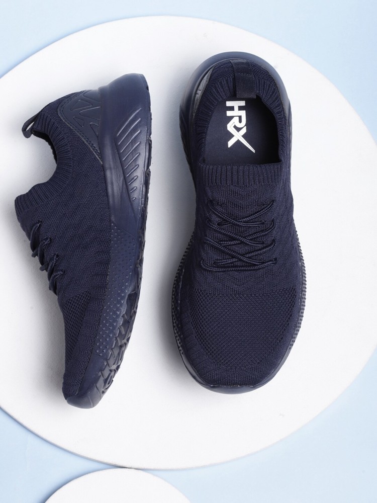 Hrx by hrithik roshan hot sale navy blue running shoes