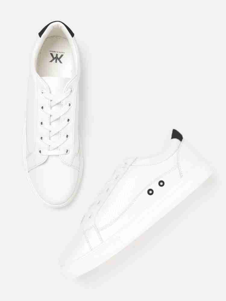 Kook n shops keech women white sneakers