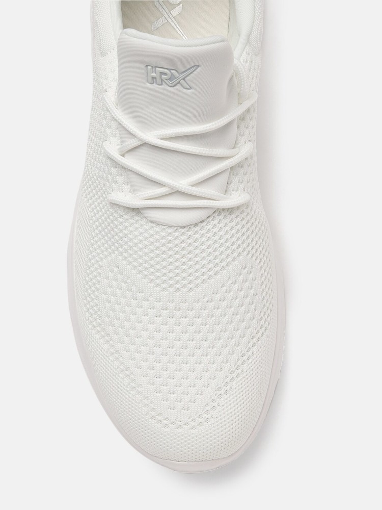 Buy HRX by Hrithik Roshan Men White Solid Mid-Top Sneakers online |  Looksgud.in