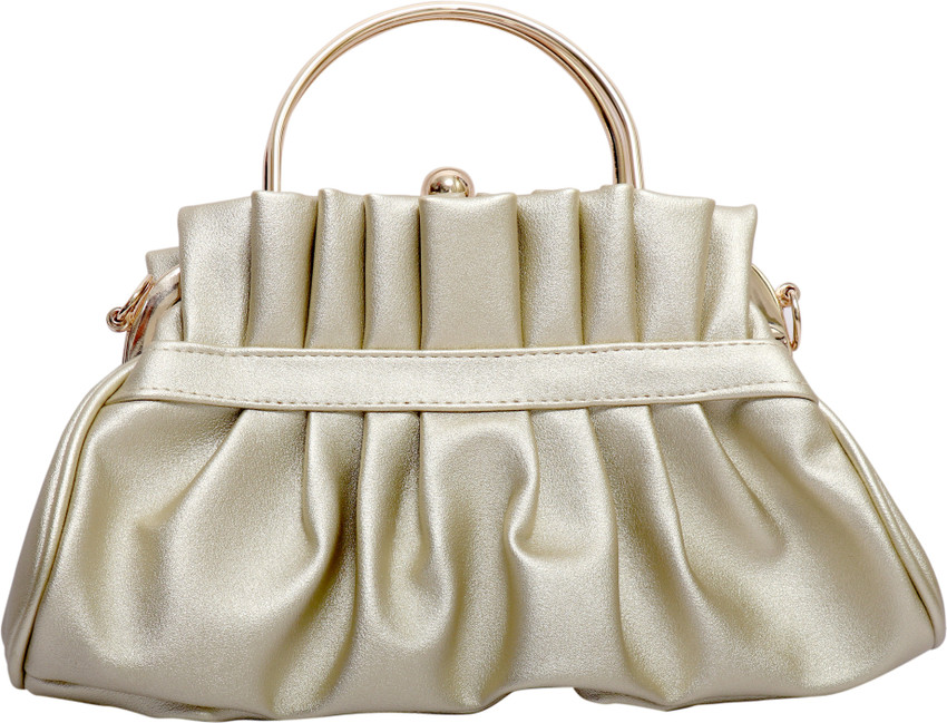 ovialo Beige Hand held Bag Bridal handbags for wedding Party wear
