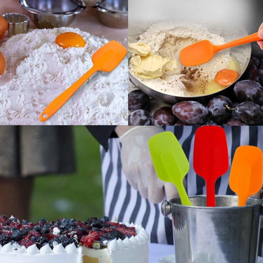 Silicone Spatula Cooking Baking Scraper Cake Cream Butter Mixing Spoon  Gadget | eBay