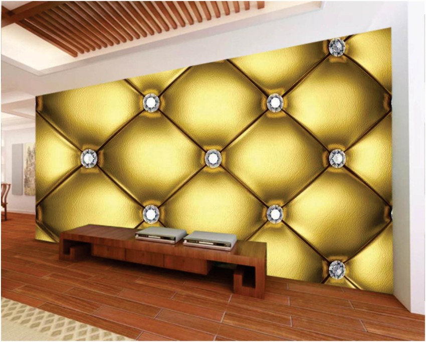 BHOOLU&GOOLU 5000 cm Tile Gap Décor Tape for Floor and Wall - Gold