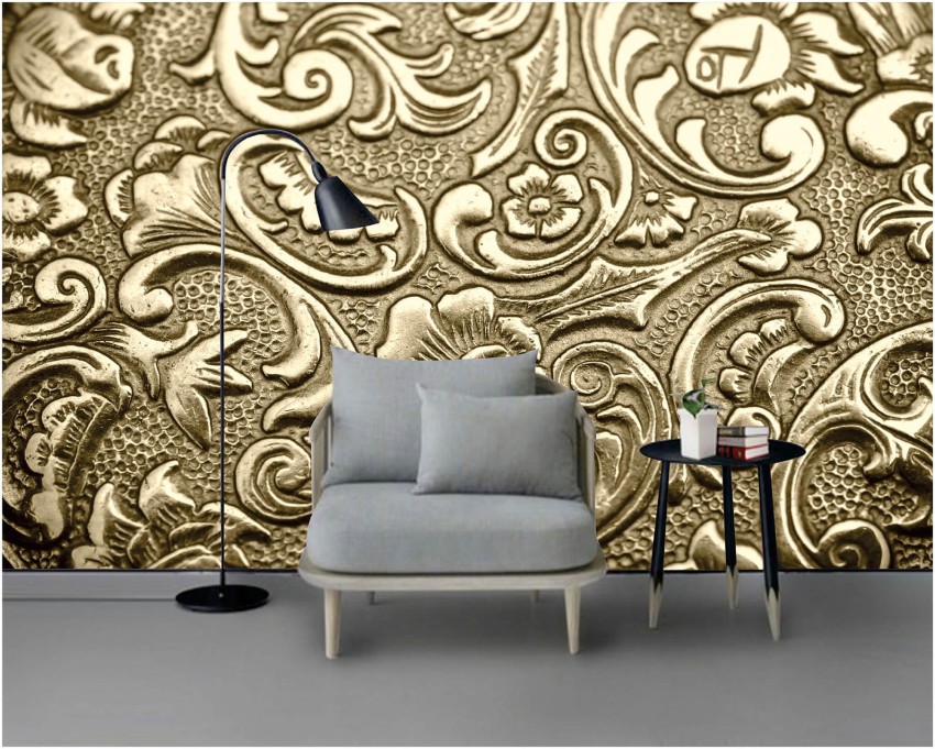 10 Gorgeous Gold Wallpaper Designs for Metallic Walls