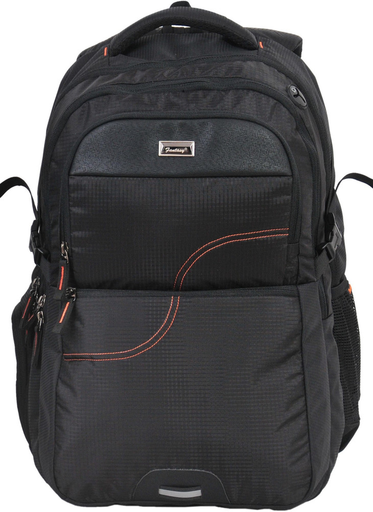 Fantasy LAPTOP BACKPACK X 03 WITH INTEGRATED RAIN COVER 44 L Laptop Backpack BLACK ORANGE Price in India Flipkart