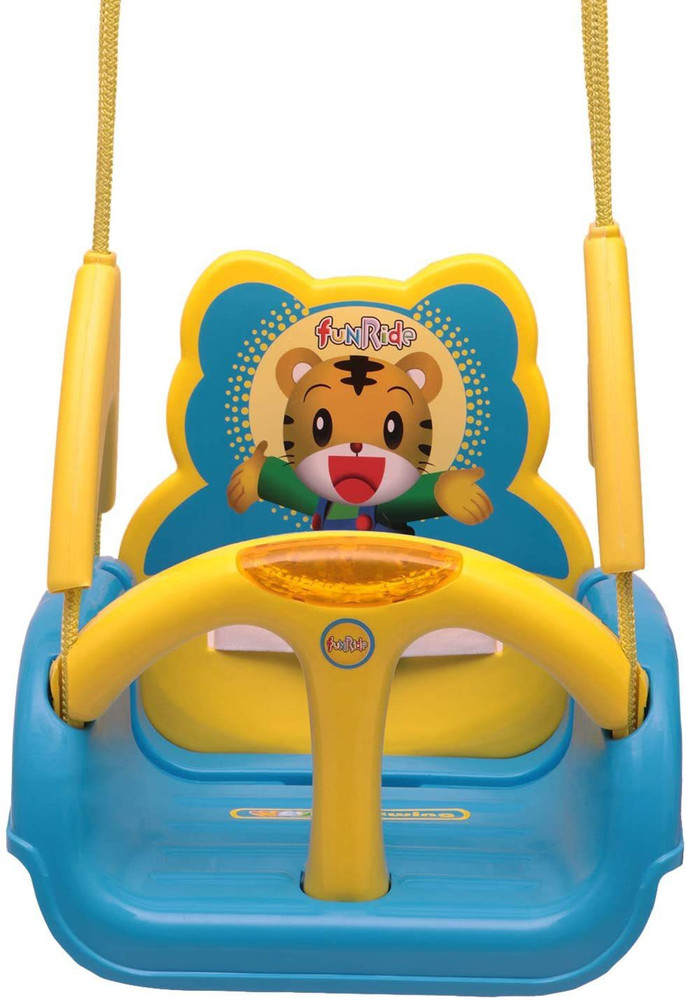 BHASIN CYCLES Plastic Musical 3 in 1 Adjustable Swing for Kids