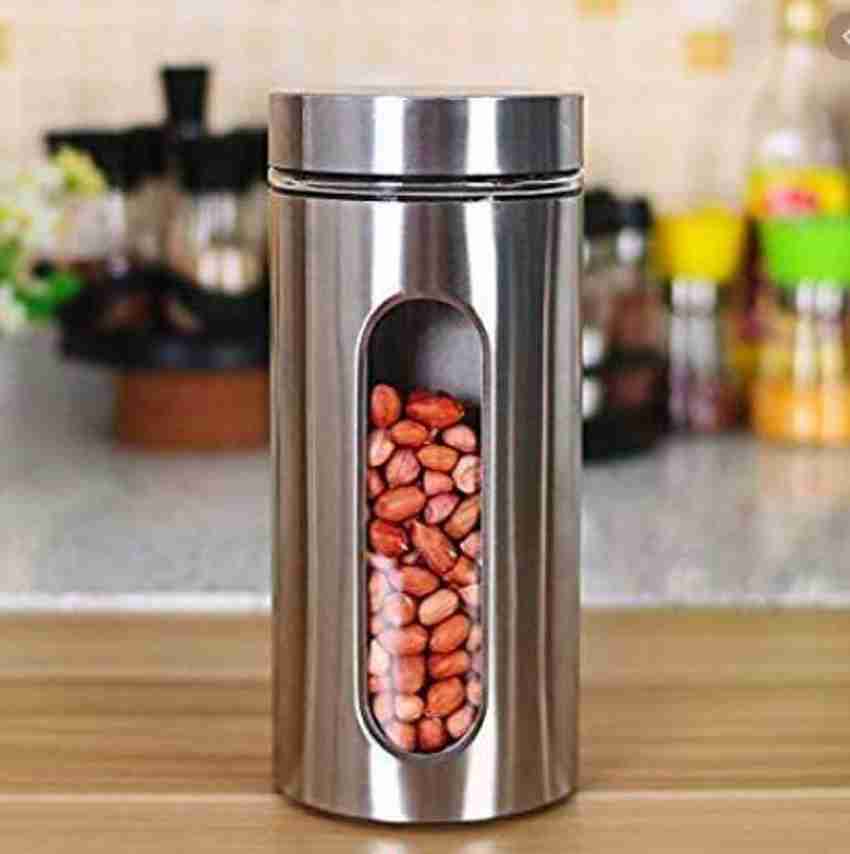 Stainless steel cookie cheap jar