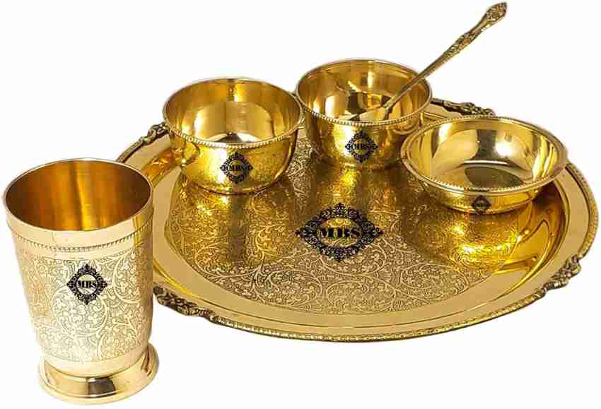 Buy Brass Dinner Set Online at Lowest Price in India – Nutristar