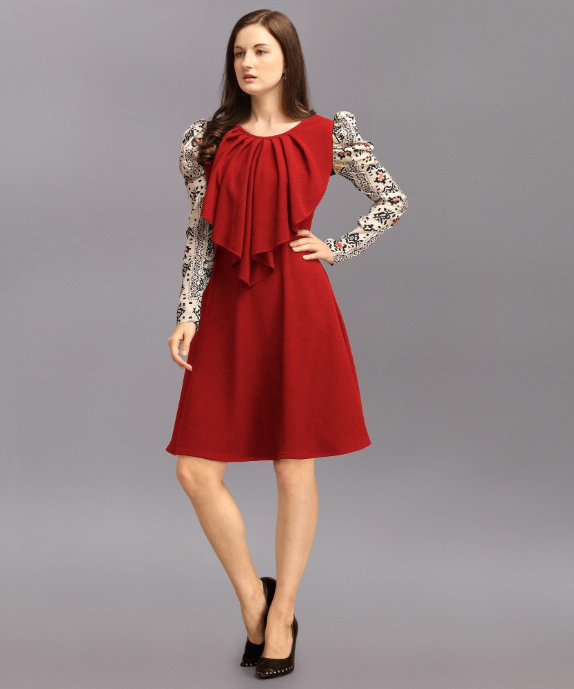 Flipkart on sale red dress