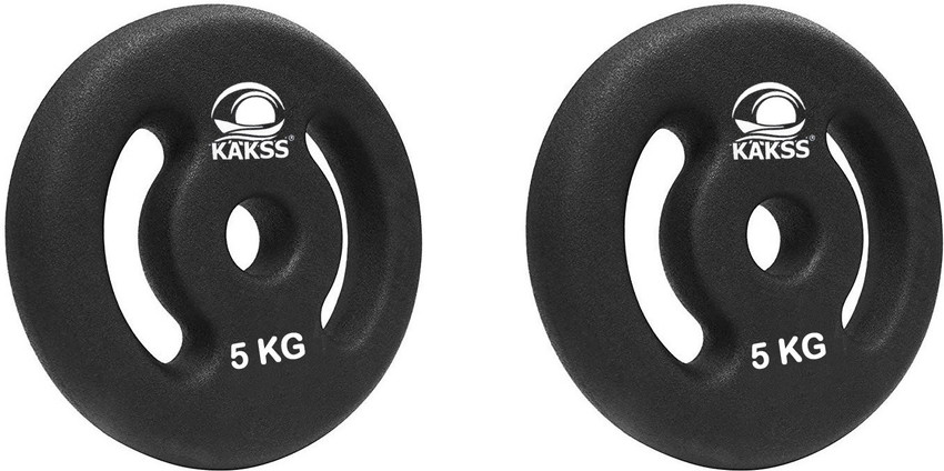 KAKSS 10 kg Solid Neoprene Coated Weight Plates 10 Kg 30 MM Center Hole Home Gym Combo Price in India Buy KAKSS 10 kg Solid Neoprene Coated Weight Plates
