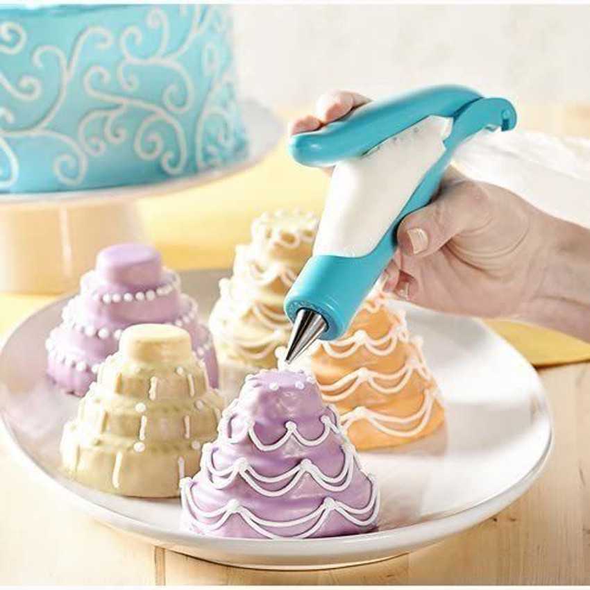 PAVITYAKSH Deco Icing Pen Cookie Frosting Decorating Piping Bag Set with Nozzles Kitchen Tool Set