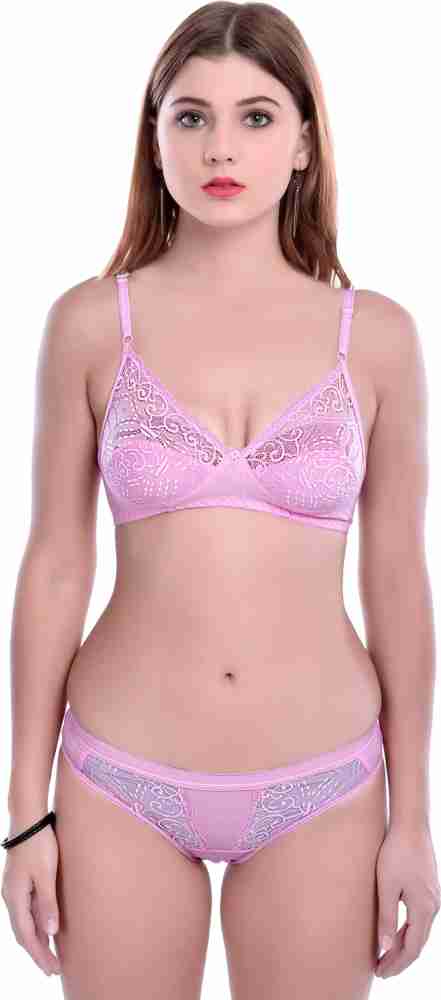 Buy Alishan Red and Purple Cotton Blend T-Shirt Lightly Padded Bra