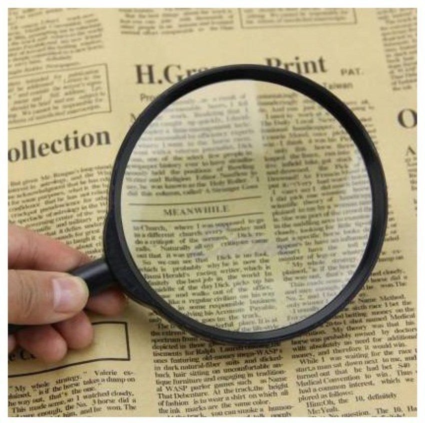 ERH India 3 Inches Diameter Magnifier Glass 100X Magnifying Glass Price in  India - Buy ERH India 3 Inches Diameter Magnifier Glass 100X Magnifying  Glass online at