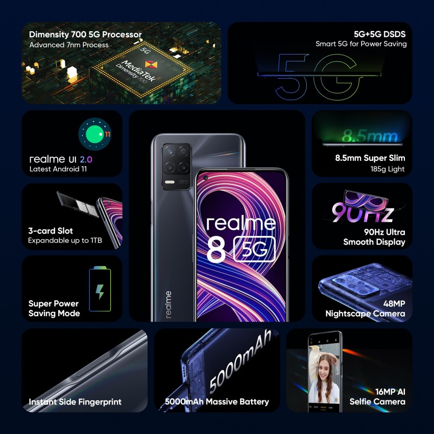  Realme 8i Dual-SIM 64GB ROM + 4GB RAM (GSM only