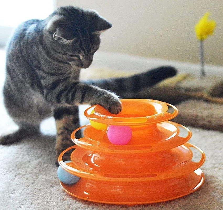Cat sales roller toy